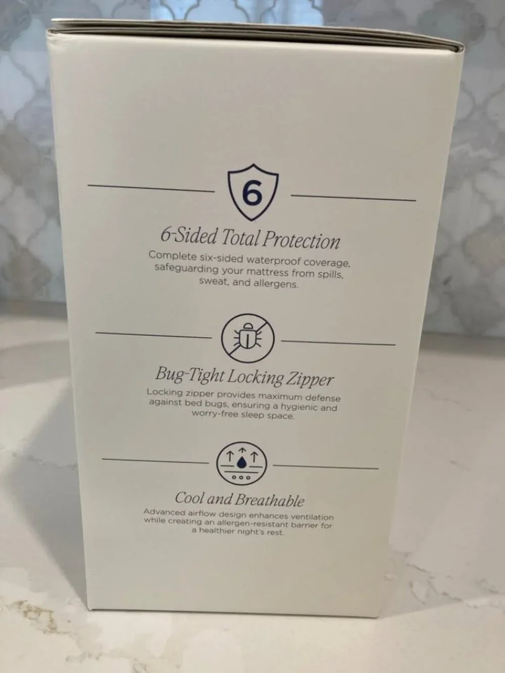 NEW DreamFit Queen Mattress Cover Protector – Waterproof 360° Encasement
